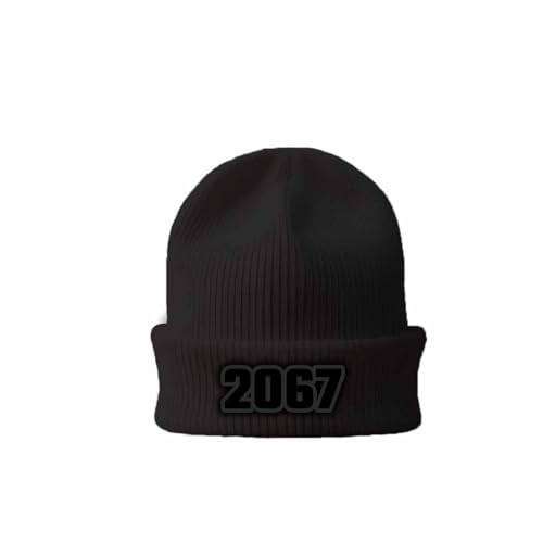 Bonnet à revers gris foncé 2067 Year en maille confortable