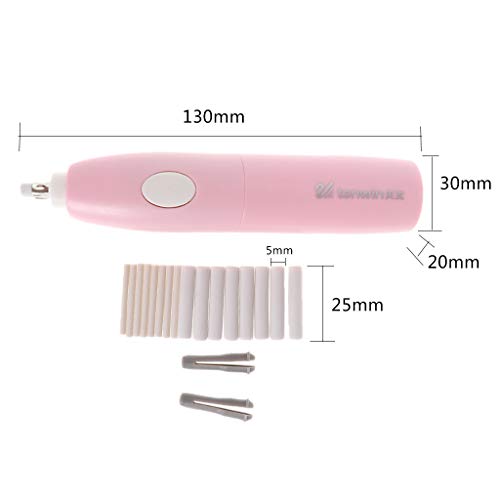 gazechimp Borracha Elétrica Kit Auto Borrachas Para Desenho, Pintura, Desenho, Desenho - Rosa