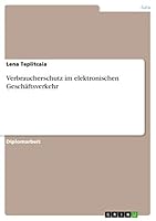 Verbraucherschutz im elektronischen Gesch�ftsverkehr 3656938423 Book Cover