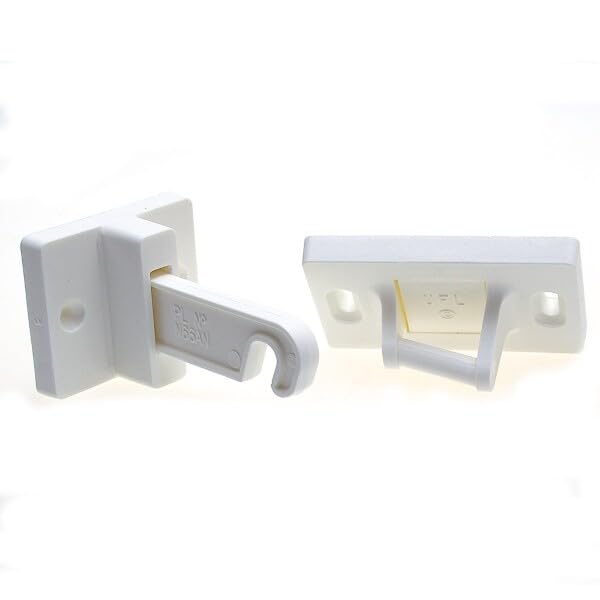 Caravan Door Catch Surecatch Hook Latch Retainer White Secure Hold for Motorhome & Camper Doors