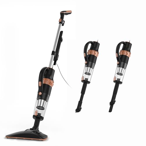 HYKSHEE Aspirateur Balai avec Fil, aspirateur Balai et à Main 2 en 1, aspirateur sans Sac, HEPA Filtre, Moteur ECO, léger