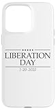 Coque pour iPhone 15 Pro Max Jour de la libération 20 janvier 2025 Président États-Unis Gratuit