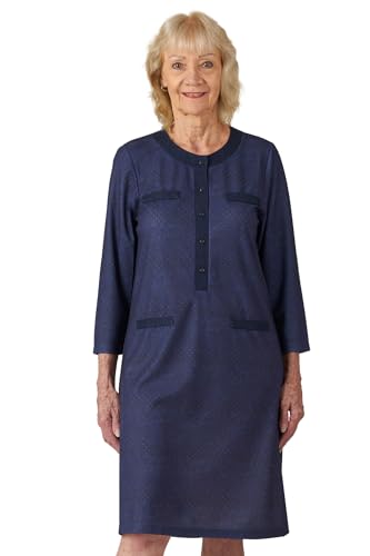 Ovidis Adaptive Dress Open Back Clothing Senior Elderly Women - Vera