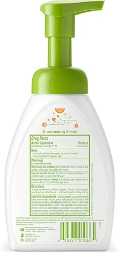 image for Babyganics Alcohol-Free Foaming Hand Sanitizer, Pump Bottle, Mandarin,