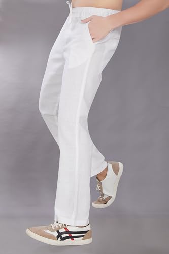 Image of DIVISIVE Men's Relaxed Fit Cotton Linen Blend Trousers