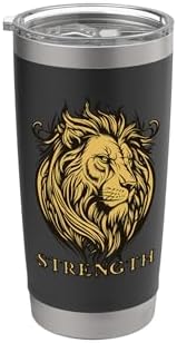León de cartas del tarot Vaso térmico