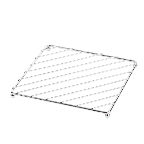 Hot Pan Stand - Stainless Steel Trivet | Heat Resistant Square/Round Trivets | Stainless Steel Countertop | Anti-scalding Metal Table Protector | Pads
