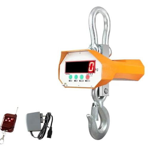 Industrial Electronic Scales, Digital Lifting Weighing Scales, Wireless, Used for Weighing Goods in Steel Trade and Ports. (10T)