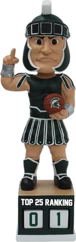 Sparty Michigan State Spartans Men's Basketball Top Ranking Tracker Bobblehead