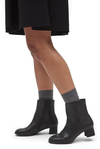 Camper Para Mujer. K400664-001 Botines De Piel Katie Negro -Altura TacóN 5Cm- (39), Tela, 5 A 8Cm, Cremallera, Casual - 5