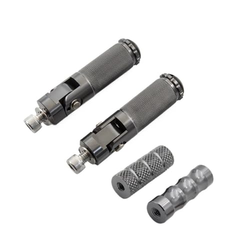 Marchepied Moto Repose-Pieds Pliable Universel 8mm Anti-Glisse