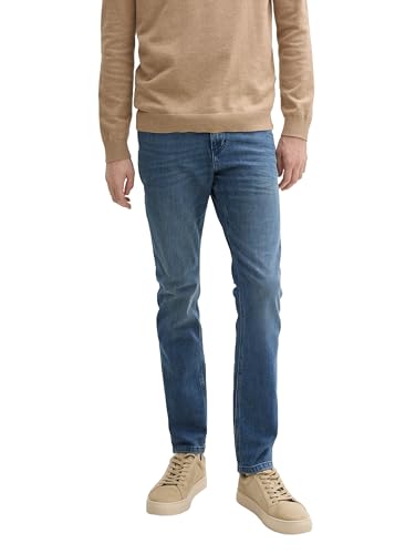 Preisvergleich Produktbild TOM TAILOR Marvin Straight Jeans, Blue Rinse Denim, 40 / 34