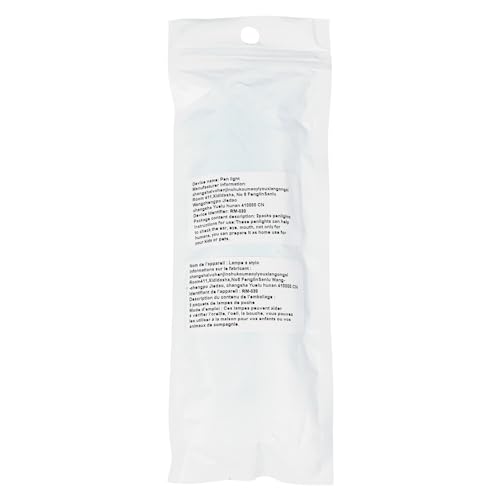 RISEMART Pen Lights for Nurses, 2Pack Reusable Medical Pen Light with Pupil Gauge and Ruler, White Light LED Penlight for Nurse Student Doctors EMT (Black/Blue)