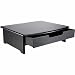 Rolodex 82430 Wood Tones Monitor Stand, 15W x 13D x 5H, Black