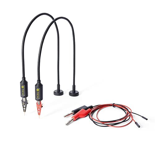 Image of PCBite 2X SP10 Handsfree Probes (red /Black) Ideal for Multimeter and Power Supplies | Upgrade Your PCBite Kit | Level Up Your Electronics Workbench