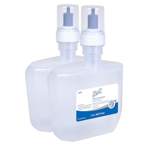 Image of Scott Professional Foam Hand Sanitizer, Bulk, 2 Refills, 1.2 L (12979)