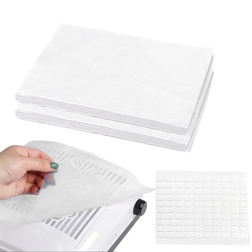 Lot de 200 feuilles de papier collecteur de poussière pour ongles, filtres jetables pour la plupart des collecteurs de poussière d'ongles, filtres à poussière pour salon de manucure, accessoire