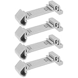 ECSiNG 4 Stück DIN-Schienenadapter PTFIX-NS35A 3274056, kompatibel mit NS 35, kann 2,5 mm² und 4 mm² Fixmodule aufnehmen