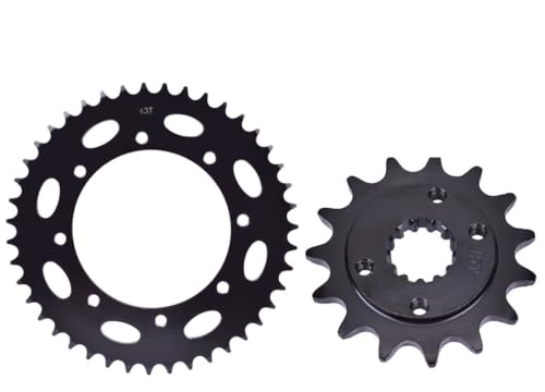 Pignons Chain520 43T 15T pour restaurer la transmission KLE400