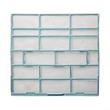 Filtro de red de polvo para aire acondicionado para colgar unidades centradas en capturar polvo y partículas domésticas (modelo C)