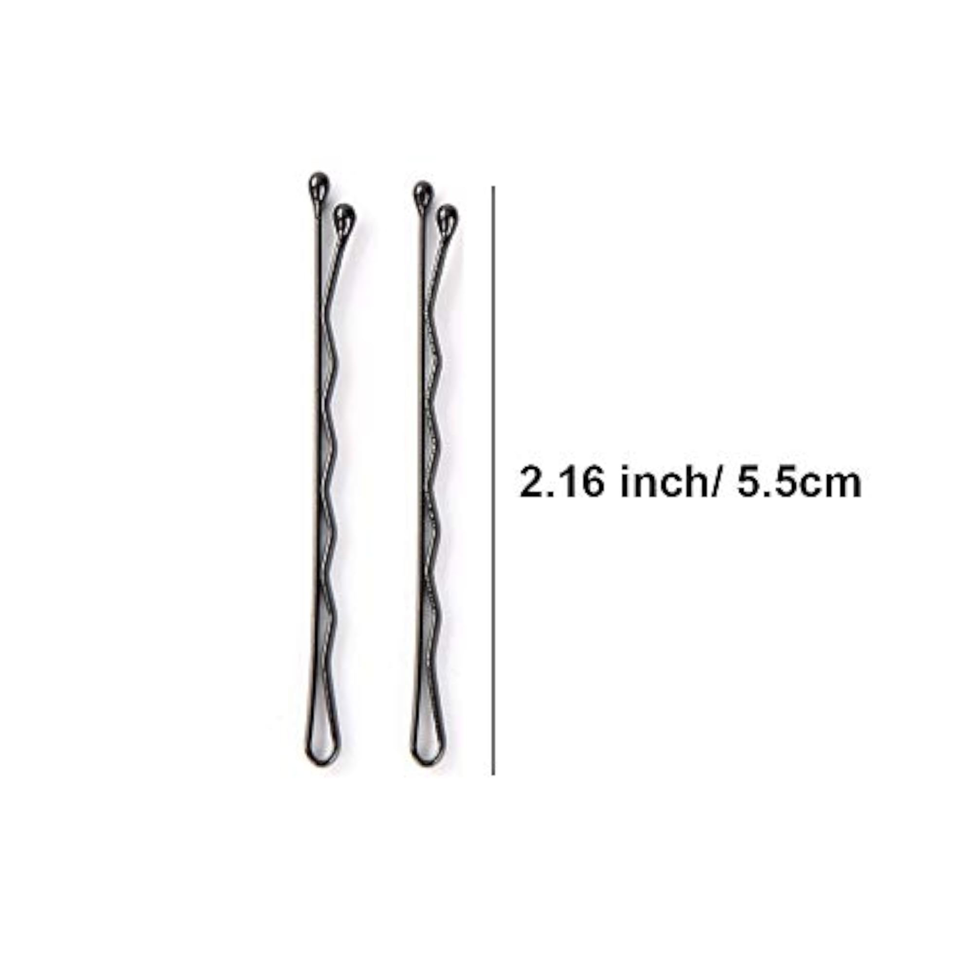 200 Ct Black Hair Bobby Pins with Cute Case