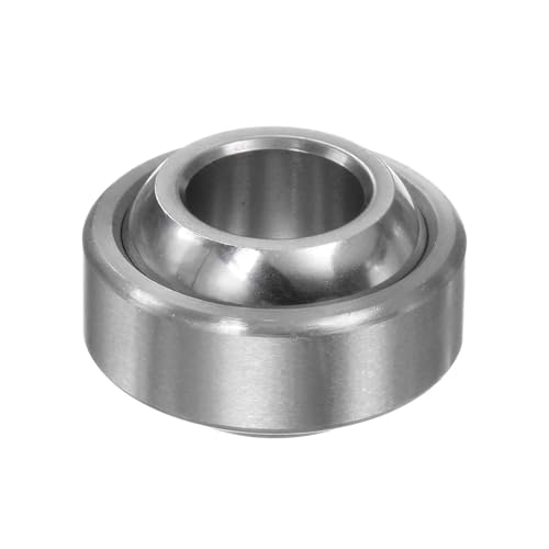 Kozelo 2 Stück GEG12C Sphärisches Gleitlager - [12mm x 26mm x 15mm] Vorgeschmiertes Radiales Sphärisches Gleitlager, Chromstahl