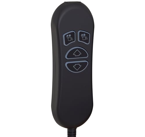 Hommoat 4 Lighted Buttons 5 Pin Remote Replacement with USB Charge Port for Dual Motor Lift Chair and Power Recliner DL-SK-109-2-002