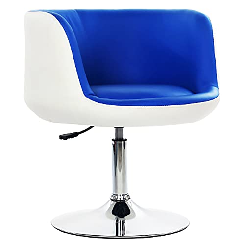 Chaise de maquillage en cuir noir pour salon et chambre chic