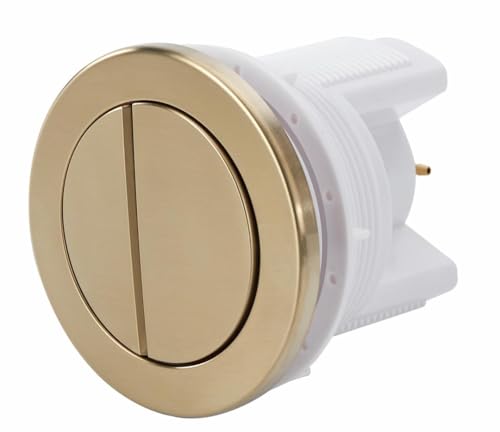 Housler® Pulsador neumático de latón cepillado para reemplazar tu botón existente