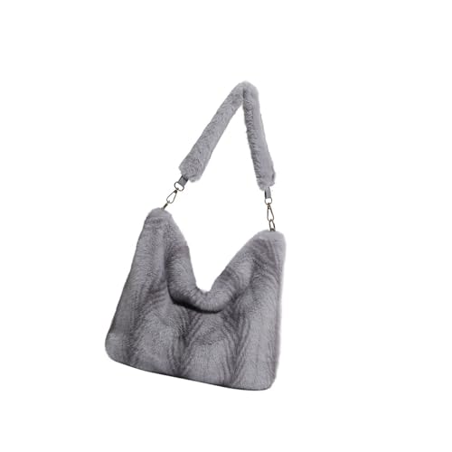 Sac en peluche grande capacité à sangle confortable et sac sous les aisselles femme