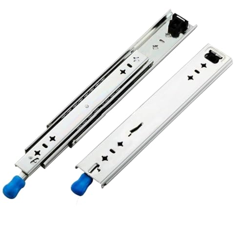 Glissières de tiroir haut de gamme rail coulissant télescopique 53 mm robuste à extension complète