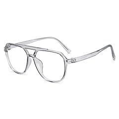 A4 - Grey Frame Aviator Blue Light Glasses