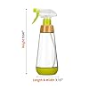 Full Circle Bottle Service - Sustainable Refillable Glass Spray Bottle for Cleaning - Versatile Stream & Mist Options, Bamboo, Silicone Protection Boot - Ideal for Kitchen, Plant, Hair & Beauty #2