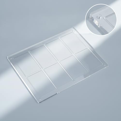 Cadre photo acrylique gravé multi-emplacements, support photo de bureau