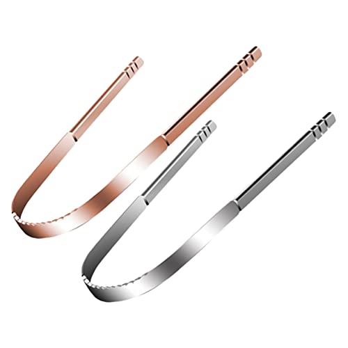 HOMSFOU 6 Pçs Raspador De Língua Limpador Portátil Limpador De Boca Raspador Em Forma De U Limpador