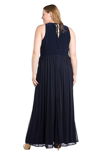 Image of Halter Maxi Dress W /Rhinestone Waist & Flowing Car Wash Skirt