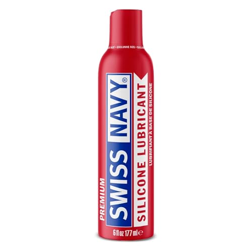 Swiss Navy Premium Silicone-Based Personal Lubricant & Lubricant Sex Gel For Couples, 6 oz.