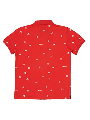 Image of Pepe Jeans Boy's Boomer Branding Printed Polo