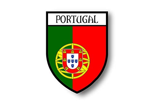 Akachafactory Sticker Adesivi Adesivo Stemma Citta Bandiera Auto Moto Portogallo