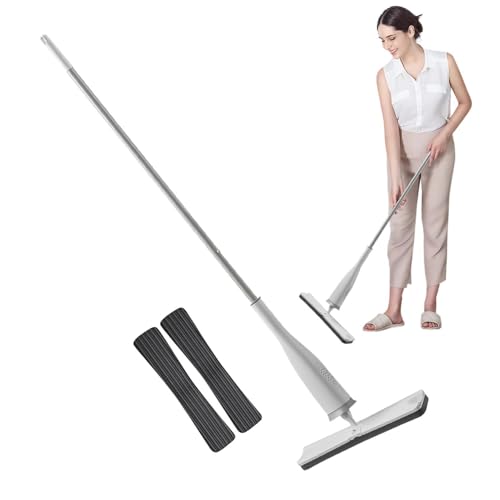 trapeador de Piso, trapeador de Esponja | Kit básico de Limpiador de trapeador en Aerosol para Pisos y Madera Dura,Fregona limpiadora de Suelos exprimible de Alta Resistencia para Limpieza de Garaje,