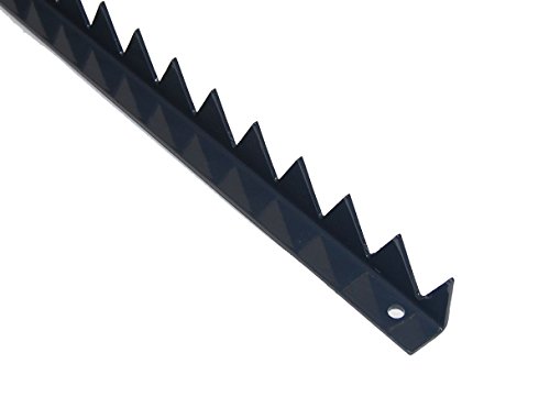 Preisvergleich Produktbild Zackenleiste zum Anschrauben 1 Meter in RAL 7016 anthrazit