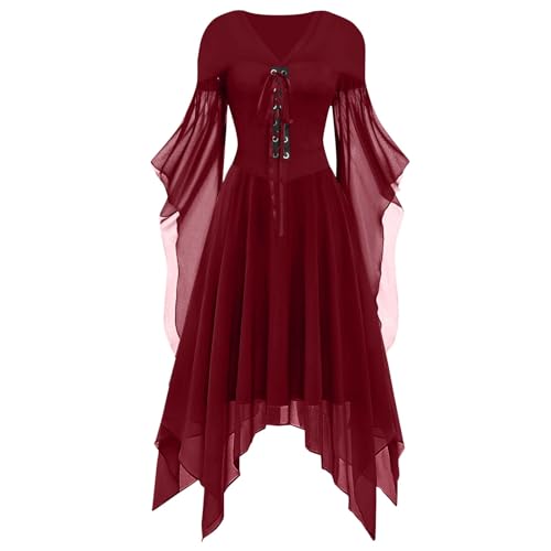 Cosplay robe gothique médiévale grande taille costume Halloween de vampire