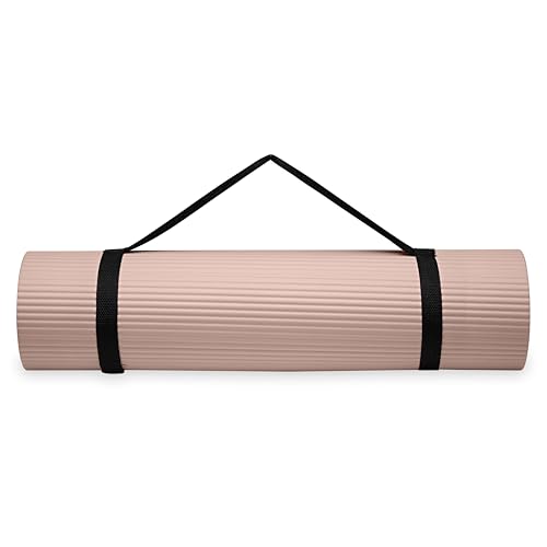 Gaiam Essentials Thick Yoga Mat Fitness & Exercise Mat with