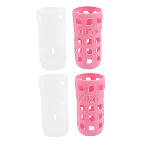 Housse de en silicone pour bouteille avec base renforcée design épuré - 2
