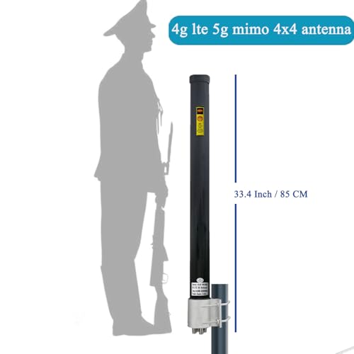 Omni Directional 4x4 MIMO Antenna 5G for T Mobile Home Internet, 5G/ 4G/ LTE/WiFi Outdoor Cellular Antenna for Modems Routers Hotspots Gateway, 600-6000MHz by SIGNALPLUS - Image 2