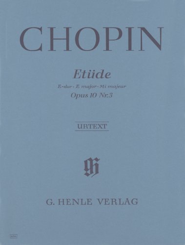Etude E major op.10/3 - piano - (HN 656)