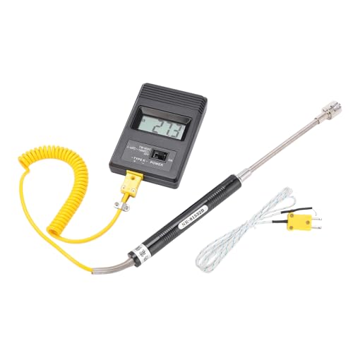 TANIQIACA TM-902C Digital K Type Sensor LCD Thermometer Temperature Detector with Thermocouple -50 to 500°C