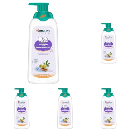 Image of Himalaya 2-in-1 Nourishing Baby Shampoo+Conditioner (400ml) (Pack of 5)