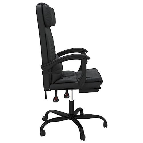 Fauteuil de bureau inclinable avec dossier réglable et roulettes 360° - 5
