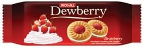 Dewberry Thai Cookies Filled with Cream and Strawberry Jam 40g.x2pcs